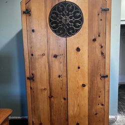 Solid pine 80” cabinet