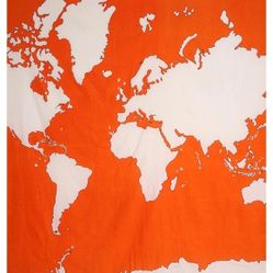 UO World Map Tapestry