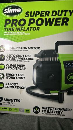 Slime tire inflator