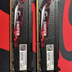 G. SKILL SNIPER 16GB (2X8GB) DDR3-1600MHz PC3-12800 1.5V F3-12800CL9D-8GBSR
