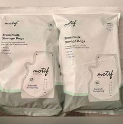 Motif Breast Milk Storage Bags - 100 Pack