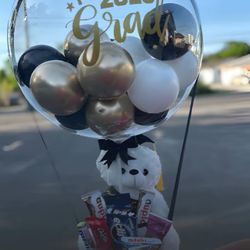Grad Balloons - Gift - Graduation Box 