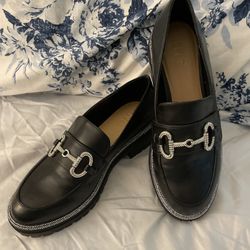 Loafers With sparkle Size 8 1/2