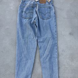 Levi's 550 blue jeans women size 13 med