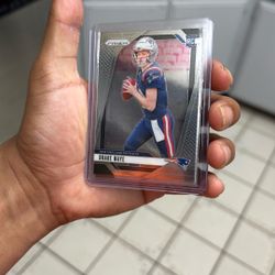 Drake Maye Silver Prizm