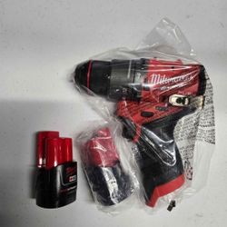 Milwaukee M12 FUEL Hammer Drill And Batteries FIRM PRICE