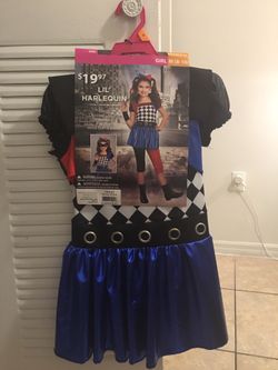 Harlequin costume for girl