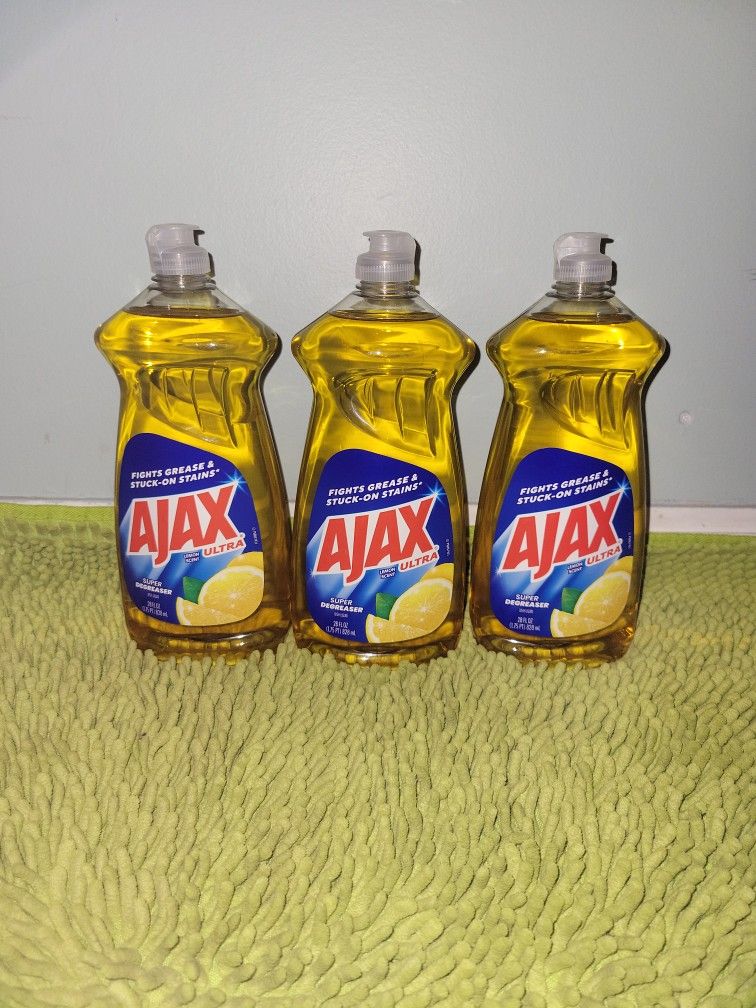 3 Ajax Lemon Scent 28oz Dish Soap 