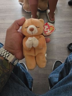 Hope the praying bear ty beany baby