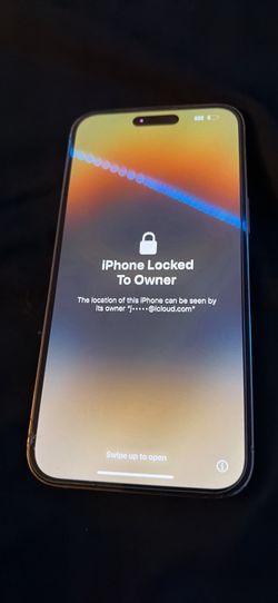 Iphone 14 pro max icloud locked