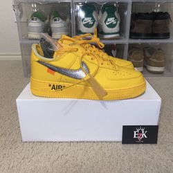 Off White Nike Air Force 1 Lemonade 