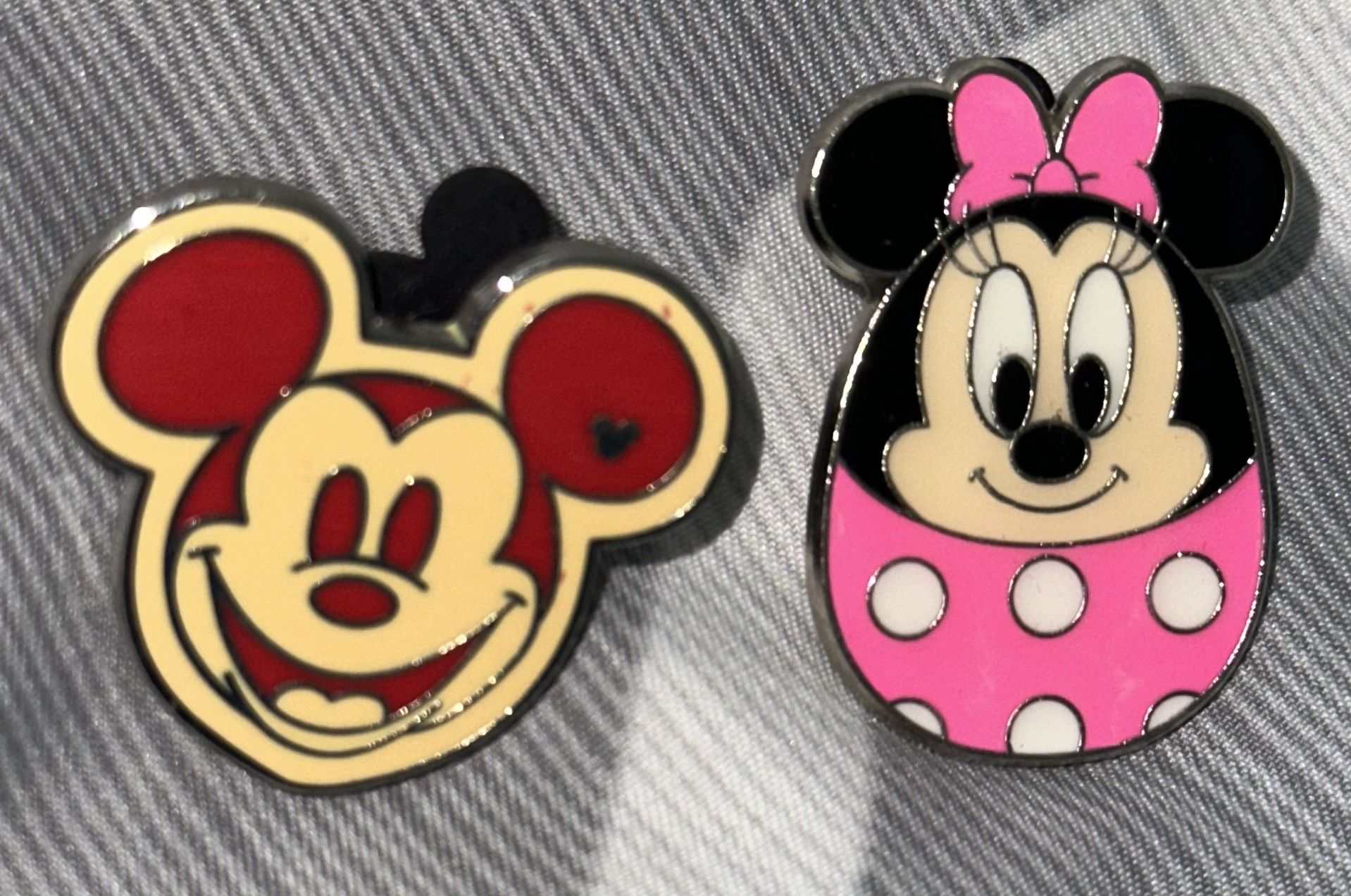 Walt Disney Mickey & Minnie Mouse(2) Vintage Disney Pin Limited Edition