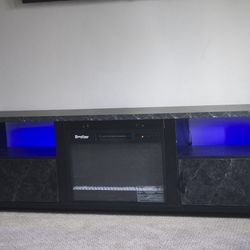 Bestier Fireplace Entertainment Center