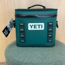 YETI HOPPER FLIP 8 SOFT COOLER BLACK FOREST GREEN 