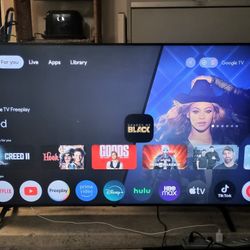 65 Inch Samsung Smart TV With Remote 