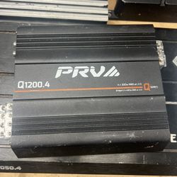 PRV 1200.4 amp (IT TURNS ON BUT GOES RIGHT INTO PROTECT)