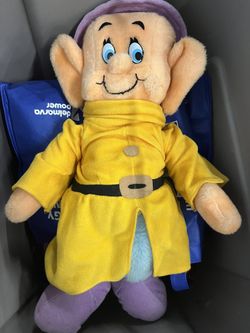 Rare Disney Dopey Plush Disney World 7 Dwarfs