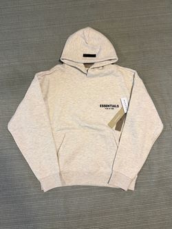 Essentials light oatmeal hoodie