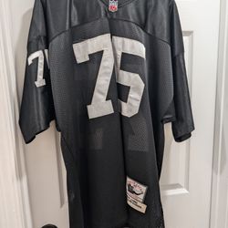Vintage Mitchell Ness LA Raiders 1987 HOWIE LONG 75 Throwback Jersey Sz 55. 