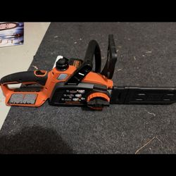 Black And Decker Battery Powered Chain Saw