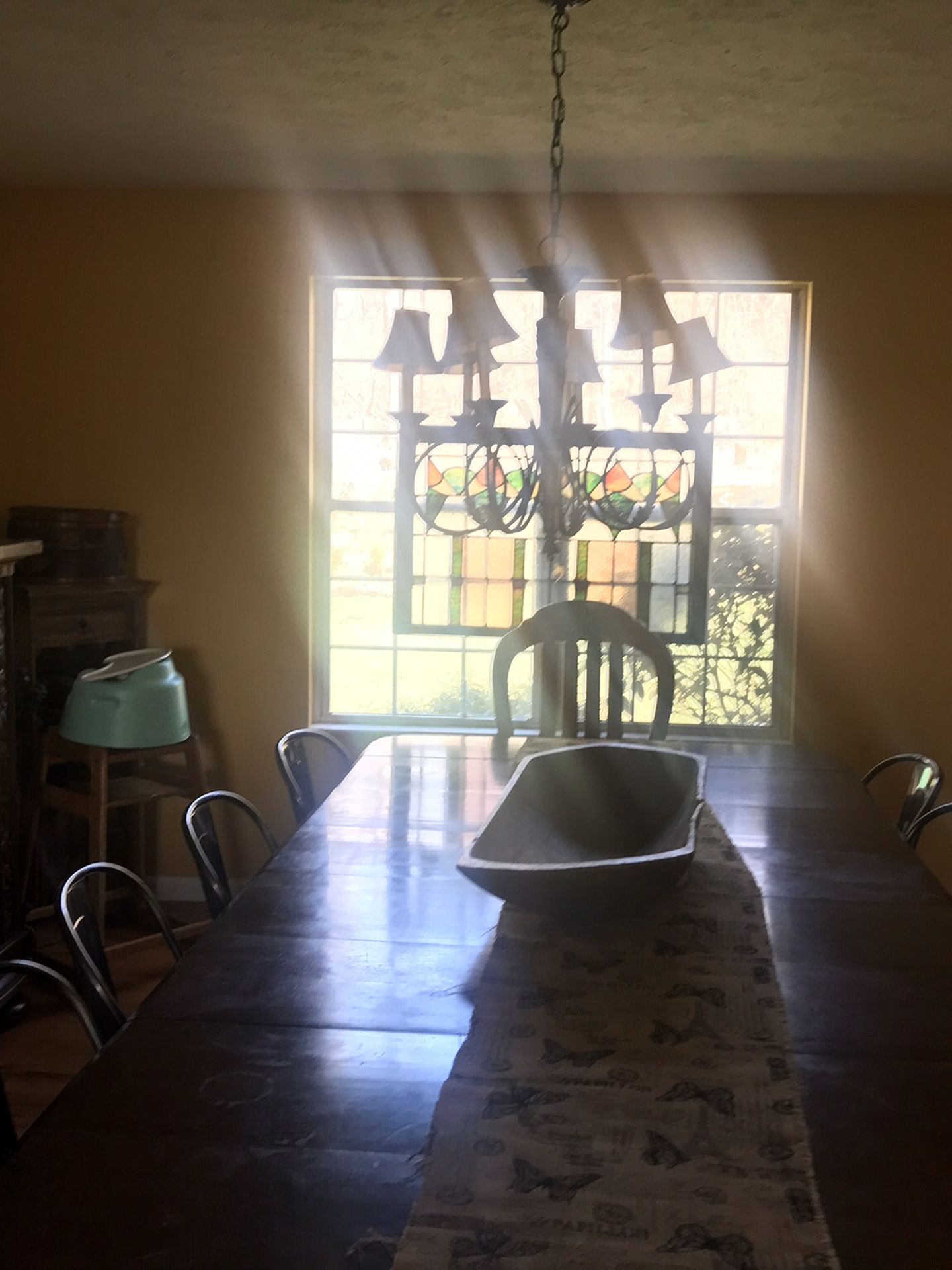 12 foot dining room mahogany table $1500 Chinese cabinet $450 from 1800’s ’s