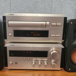 Yamaha CDX-E100 RX-E100 Stereo Receiver & CD Player AM/FM Klipsch RTP Speakers