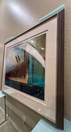 Original Abstract Painting - Famed Iranian Artist Kamy Deljou