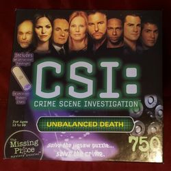 CSI Investigation Puzzle Game