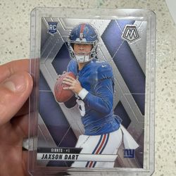 Jaxon Dart Panini Rookie Card PSA 9