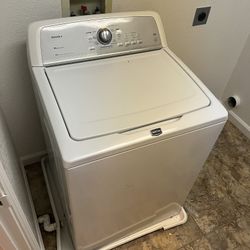 Maytag Bravos X Series 27" Top-Load Washer-White 
