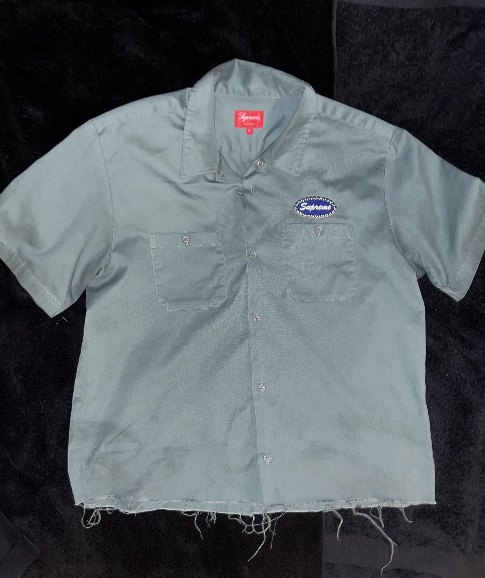 Supreme Teal Button Up