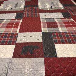 Flannel Quilt Set