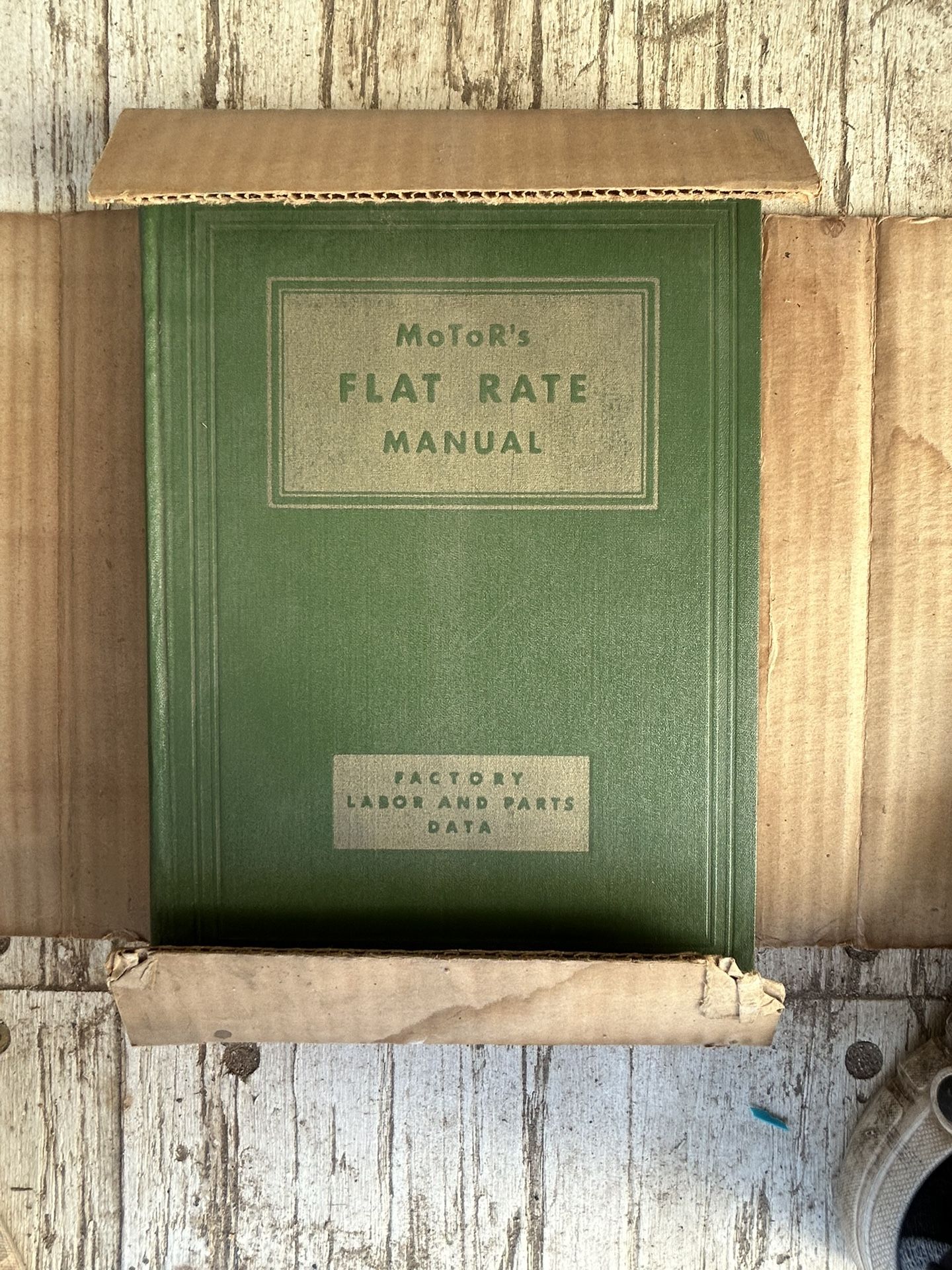 1948 Motor's Flat Rate Manual, 20th Edition, Hardcover
