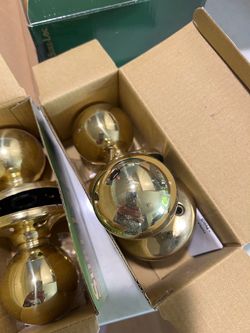 Sure-Loc Brass Door Knobs Set (10)