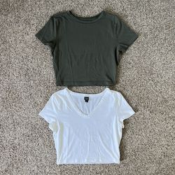 2 Wilde Fable Crop Top Tees