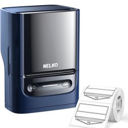 🔥Brand new🔥 Label Maker Machine with Tape, PM220 Bluetooth Label Printer, 2 Inch Portable Thermal Printer for Small Business, Address, Logo, Clothin