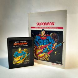 Superman (Atari 2600) - w/ original manual