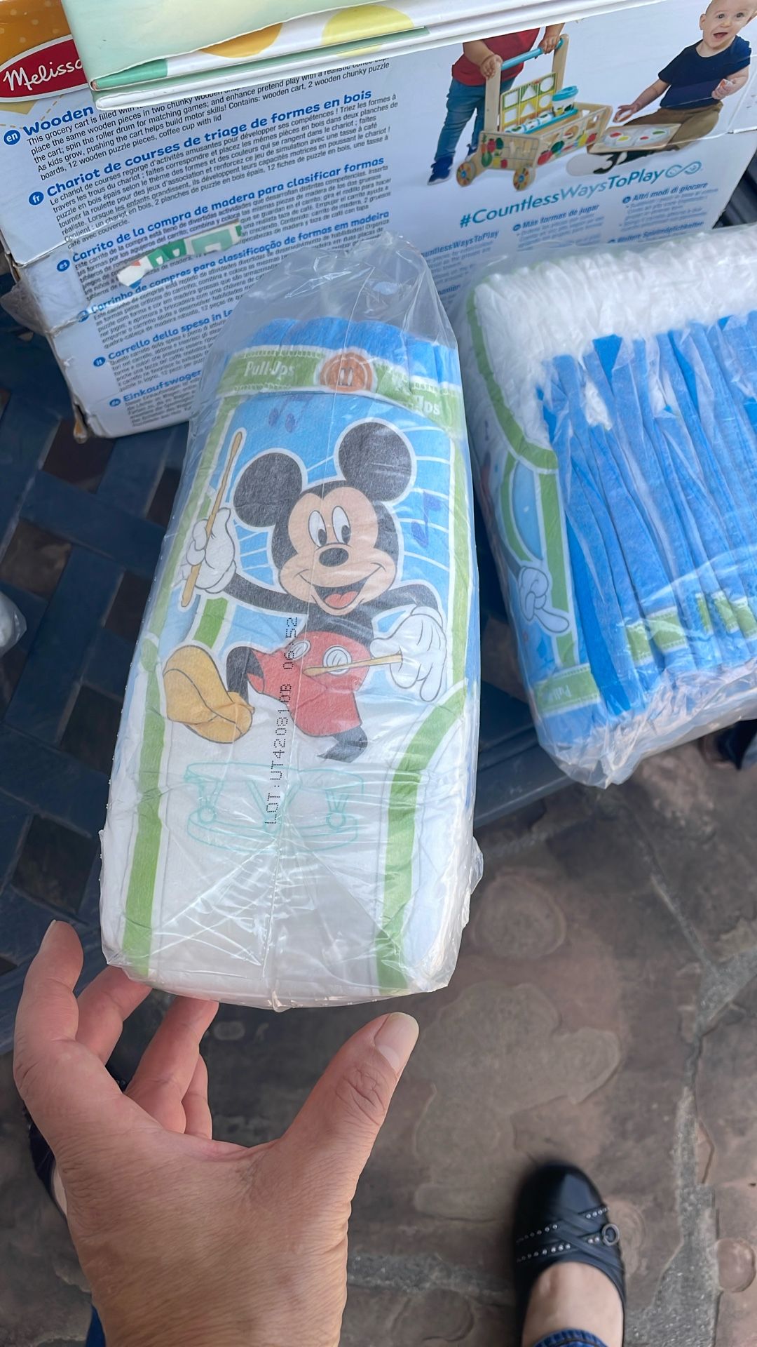 Half Pack Size 6 Huggies, 3packs Pull Ups 2 Sealed One Open 3T-4T