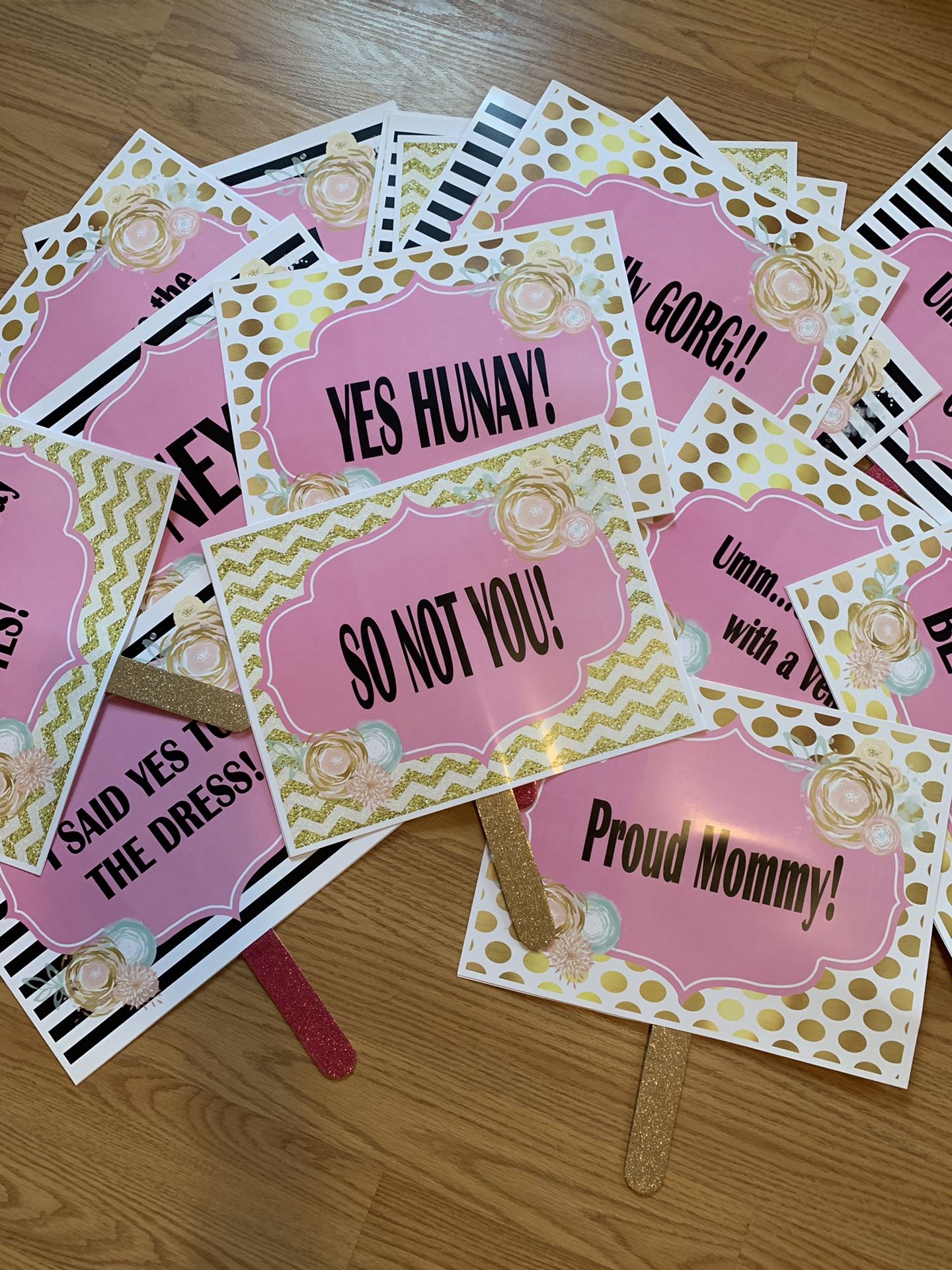 Wedding Dress Shopping Signs