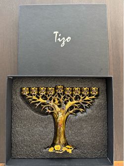 Jeweled Floral Menorah