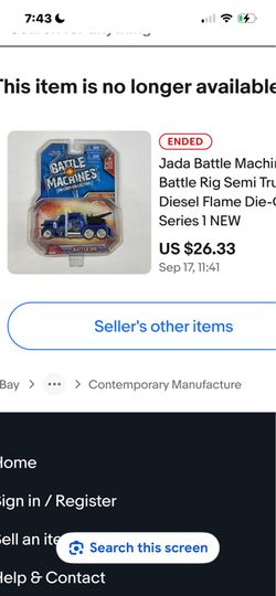 JADA 1:64 Battle machines RIG