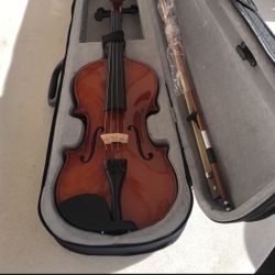 New Violin With Case Bow Rosin 