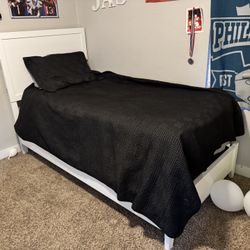 Twin Bed Frame and Mattress