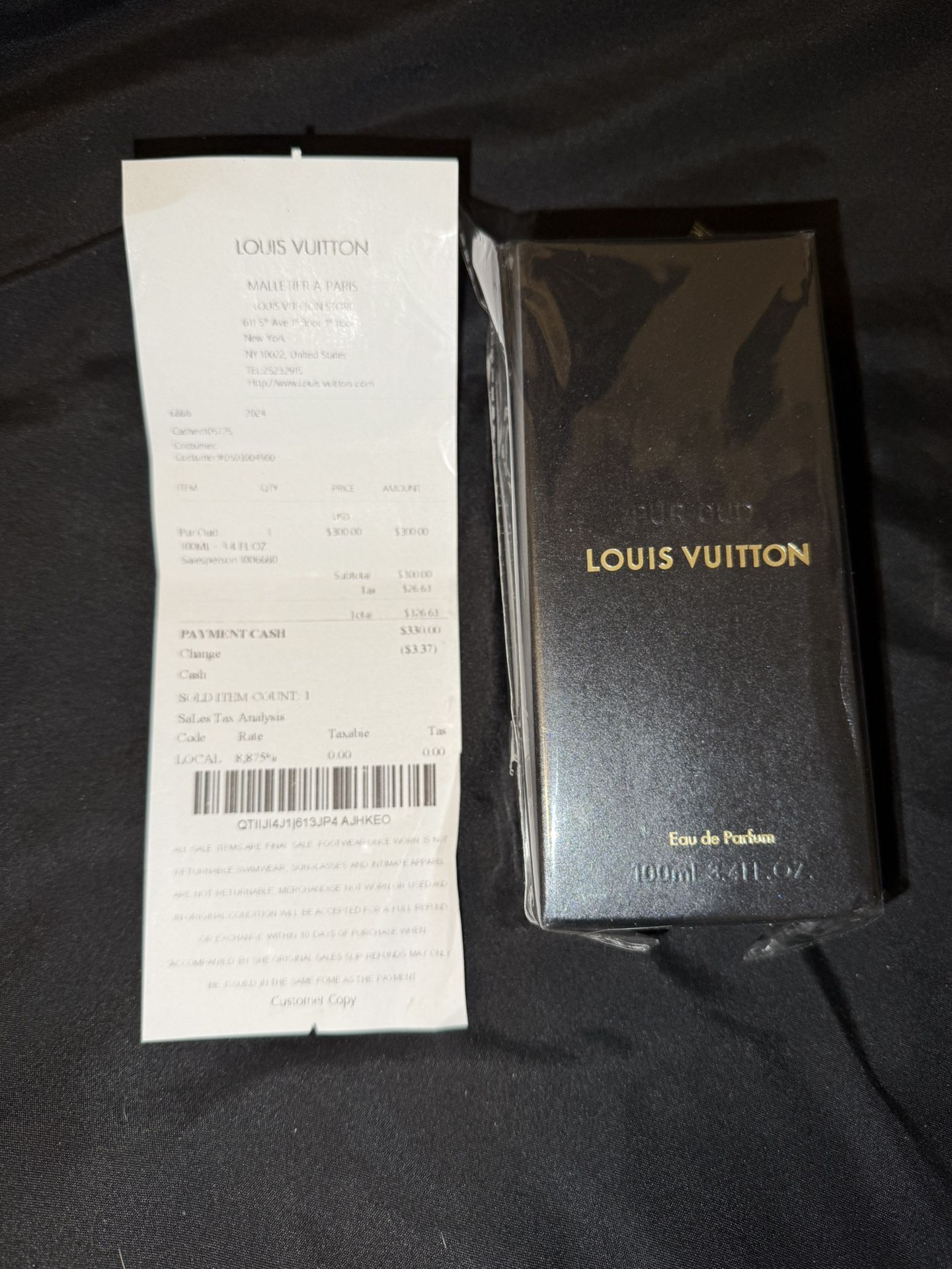 Louis Vuitton Pur Oud Eau de Parfum 100ml/3.4FL OZ. Brand New