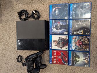 Ps4 game bundle with two controllers and eight great games!