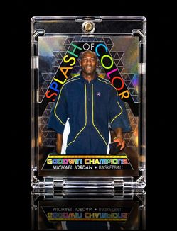 Michael Jordan Upper Deck Goodwin Champions Splash of Color