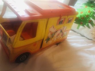 Vintage 1970 Barbie Country Camper original box great shape