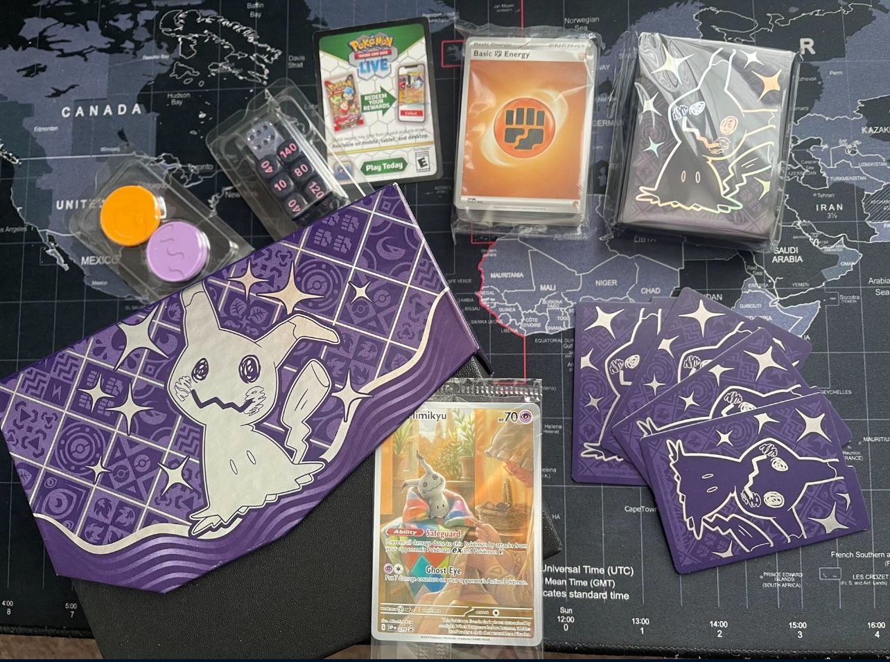 POKEMON Elite trainer box Paldean fates - ETB -FULL ART foil Pikachu Shiny Mimikyu