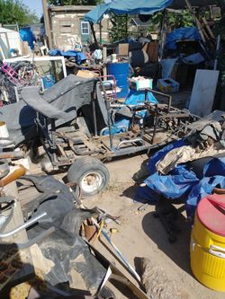 Homemade Go Kart Frame And Wheels