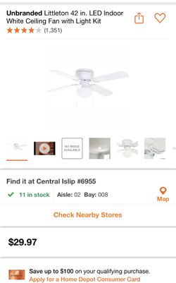 42 Inch Ceiling Fan. New In Sealed Box.